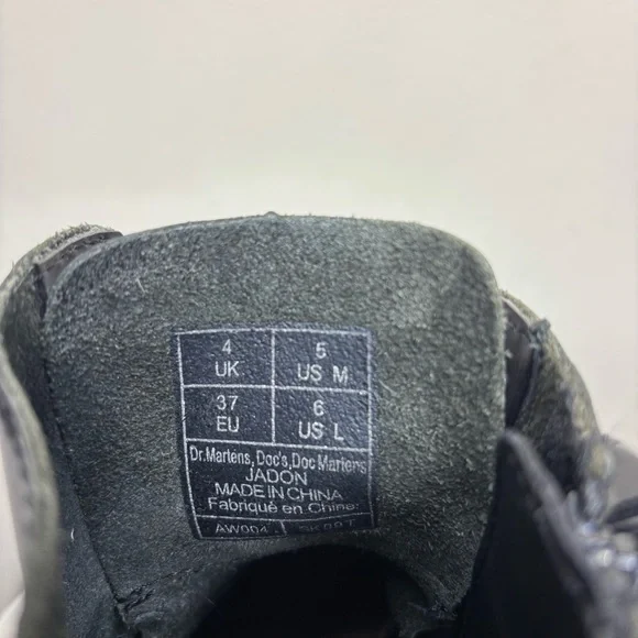 Dr. Martens Jadon Platform Black Smooth Leather Boot Women's Size 6 - Picture 8 of 11